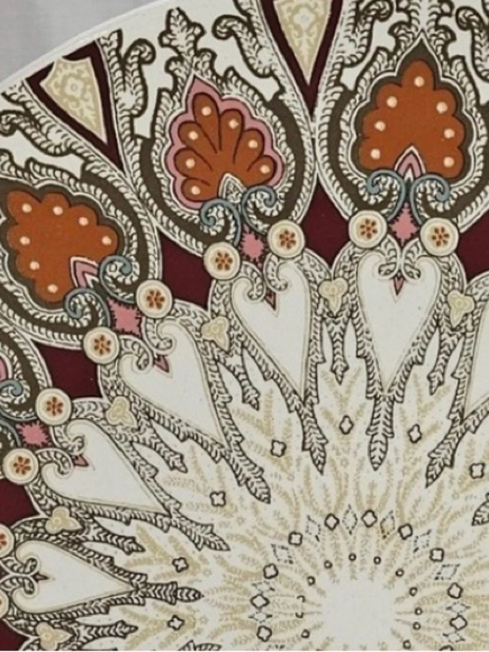 Pottery Barn 2 PAISLEY BROWN 8.75